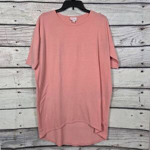 LuLaRoe XS Simply Comfortable Pink Tunic Tee